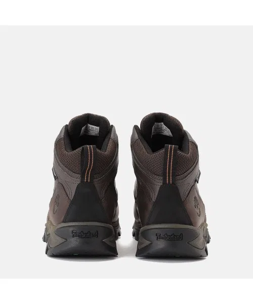 Ботинки для хайкинга Timberland Mount Madsen водонепроницаемые мужские темно-коричневые — фото 4