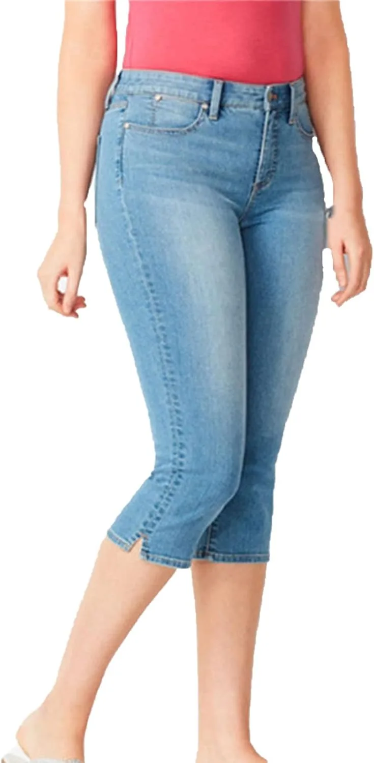 

Maiyifu-GJ женские джинсы 3/4 mid-rise casual slim fit