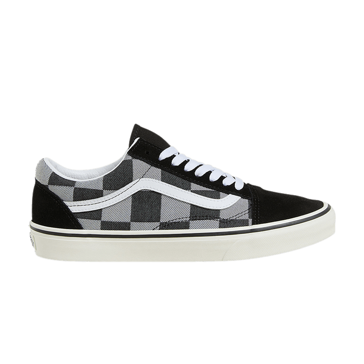

Кроссовки Vans Old Skool 'Black Large Checkerboard', черный