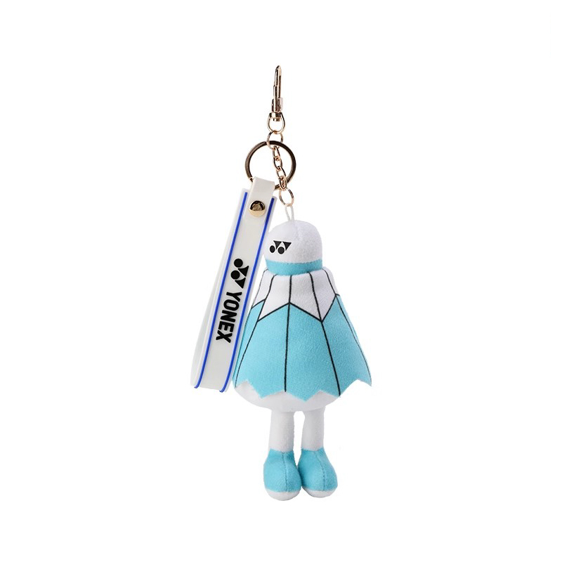 

YONEX Милый мультяшный теннисный полиэстеровый кулон Унисекс, AC103CR Badminton Keychain, White Blue