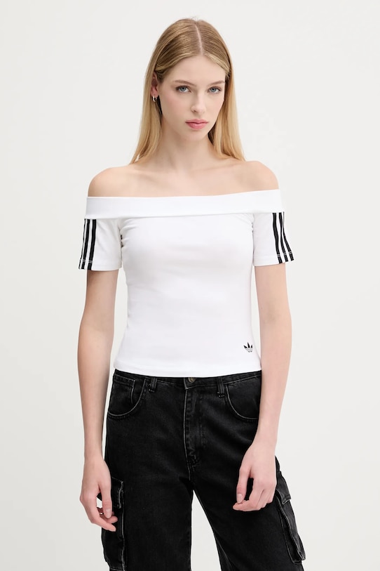 

Футболка бандо с коротким рукавом Adidas Originals, белый