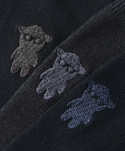 [Набор из 3 шт.] Деловые носки EMPORIO ARMANI Manga Bear Rib Business Socks 92312723 — фото 3