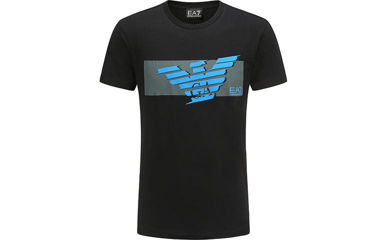 

Футболка мужская черная EA7 EMPORIO ARMANI