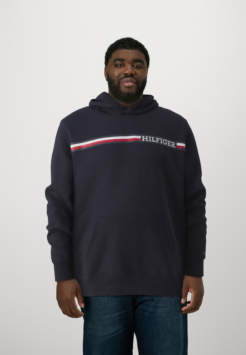 

Толстовка с капюшоном STRIPE HOODY Tommy Hilfiger, темно-синий