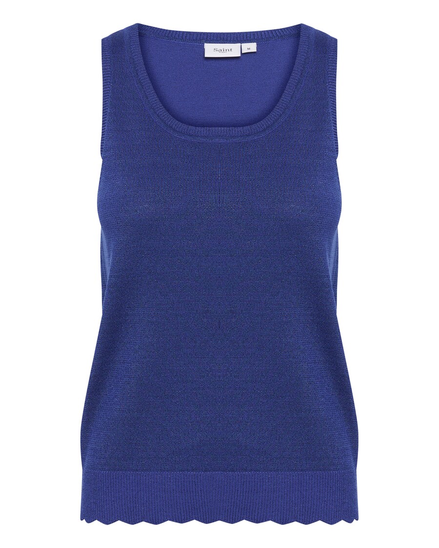 

Вязаный топ SAINT TROPEZ Mila, фиолетовый/темно-фиолетовый