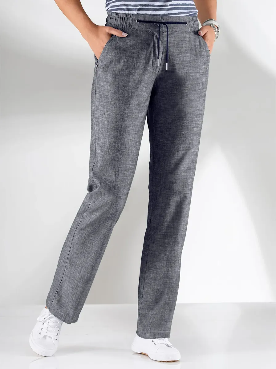 

Casual Looks: брюки буткат, цвет морской волны