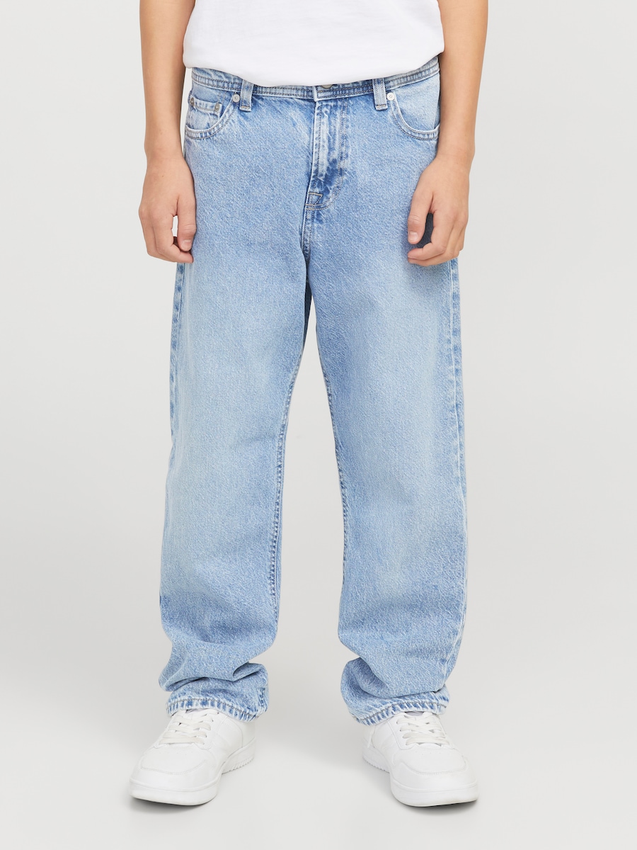 Джинсы свободного кроя Jack & Jones Junior JJICHRIS JJORIGINAL, Blue Denim — фото 3