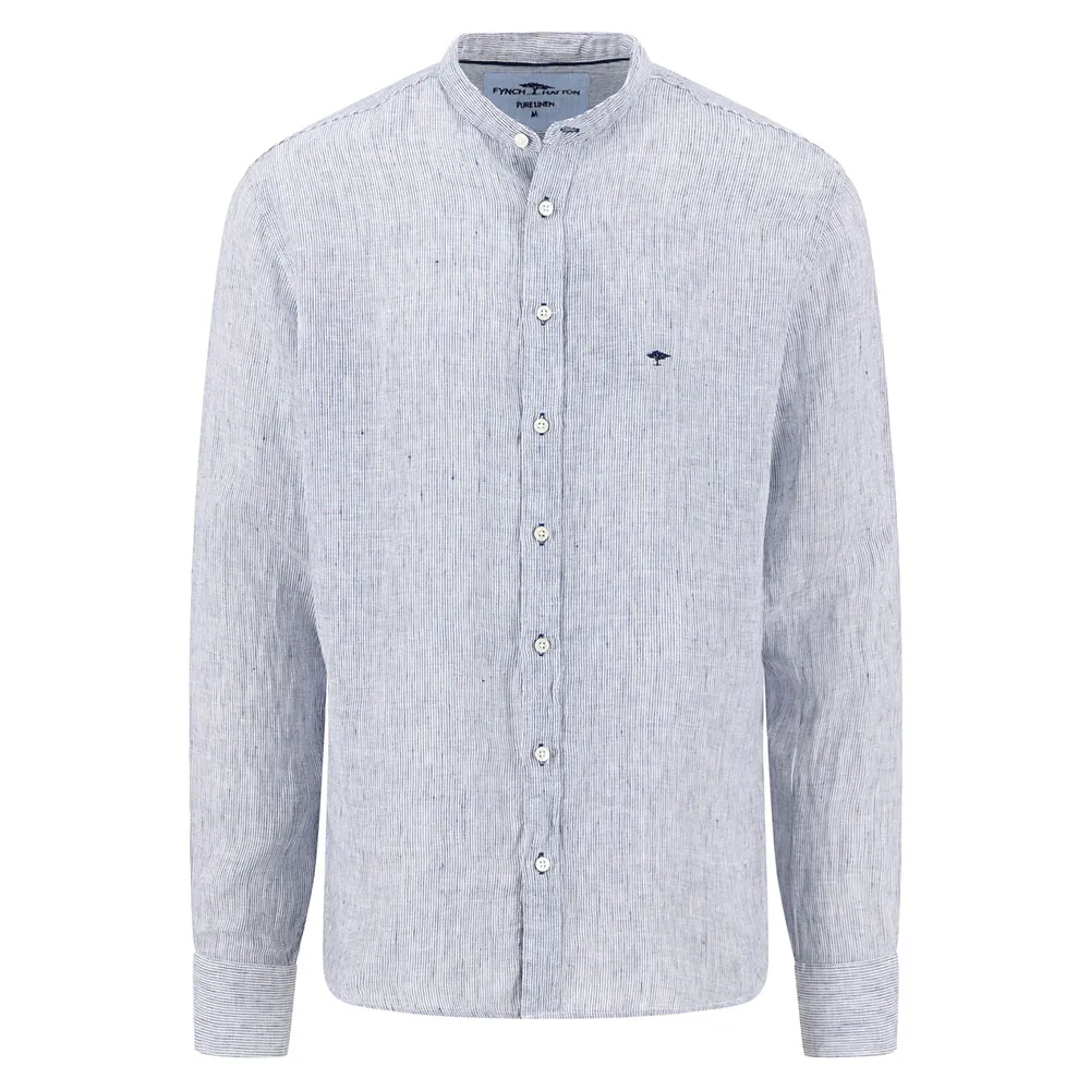 

Рубашка Fynch Hatton 15046168 Linen Fine Stripe, серый