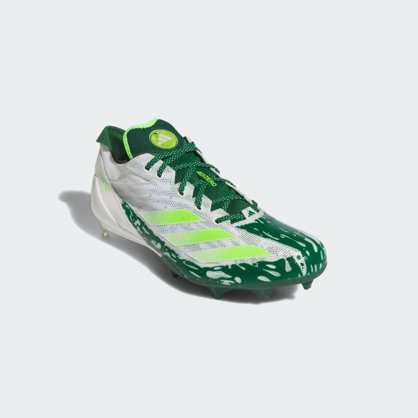 Мужские кроссовки Adidas Adizero Ghost, белый/зеленый — фото 4