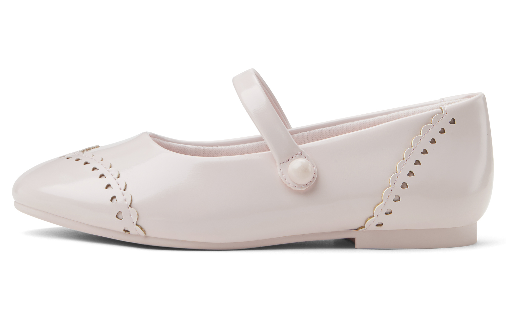 

Нескользящие низкие кожаные туфли 0,8 см для детей CHARLES&KEITH, розовый
