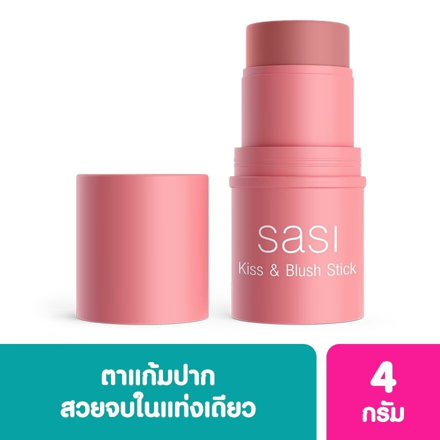 

Sasi Румяна-стик Kiss 4г. 01 Первая любовь, First Crush