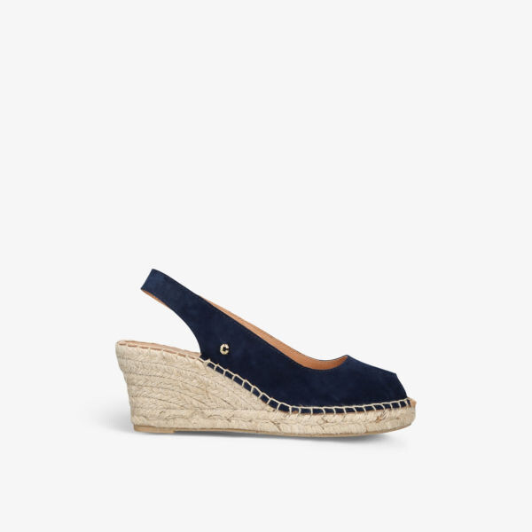 

Кожаные эспадрильи Sharon 2 на танкетке Carvela Comfort, синий