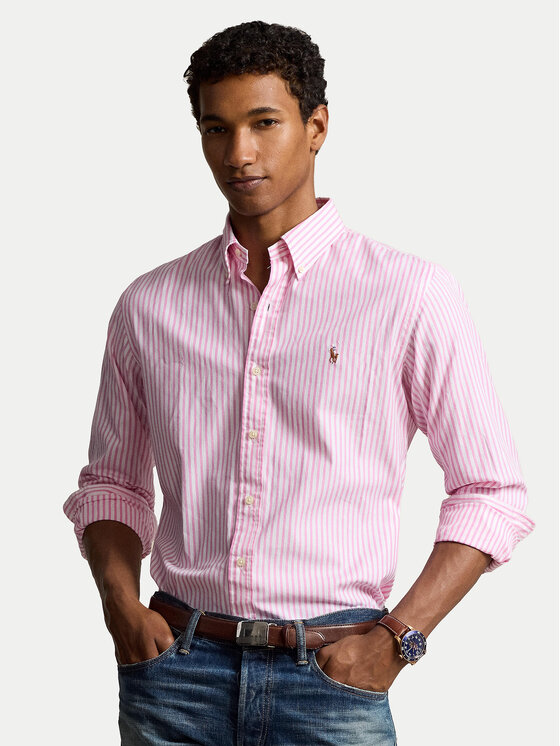 

Рубашка с индивидуальным пошивом 710886462002 Polo Ralph Lauren, розовый