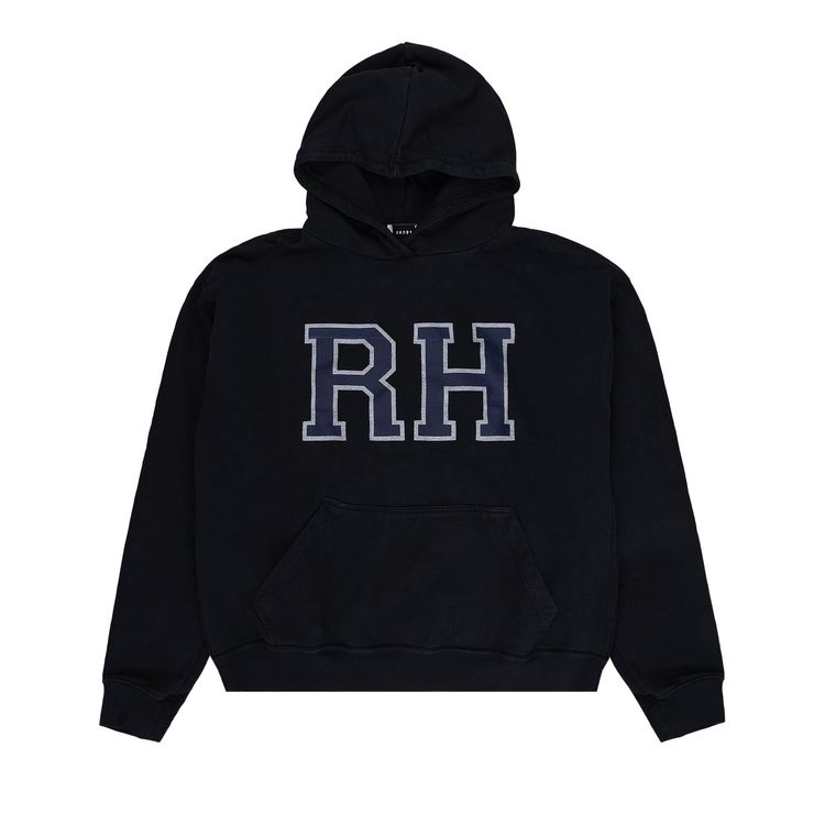 

Худи Rhude Fluer Market Hoodie 'Black', черный