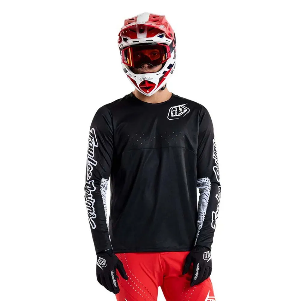 

Джерси эндуро с длинным рукавом Troy Lee Designs Sprint Mono, черный