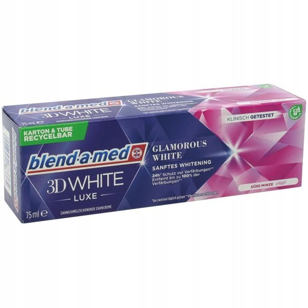 

Зубная паста Blend-a-med 3D White Luxe Glamorous White Whitening, 75 мл