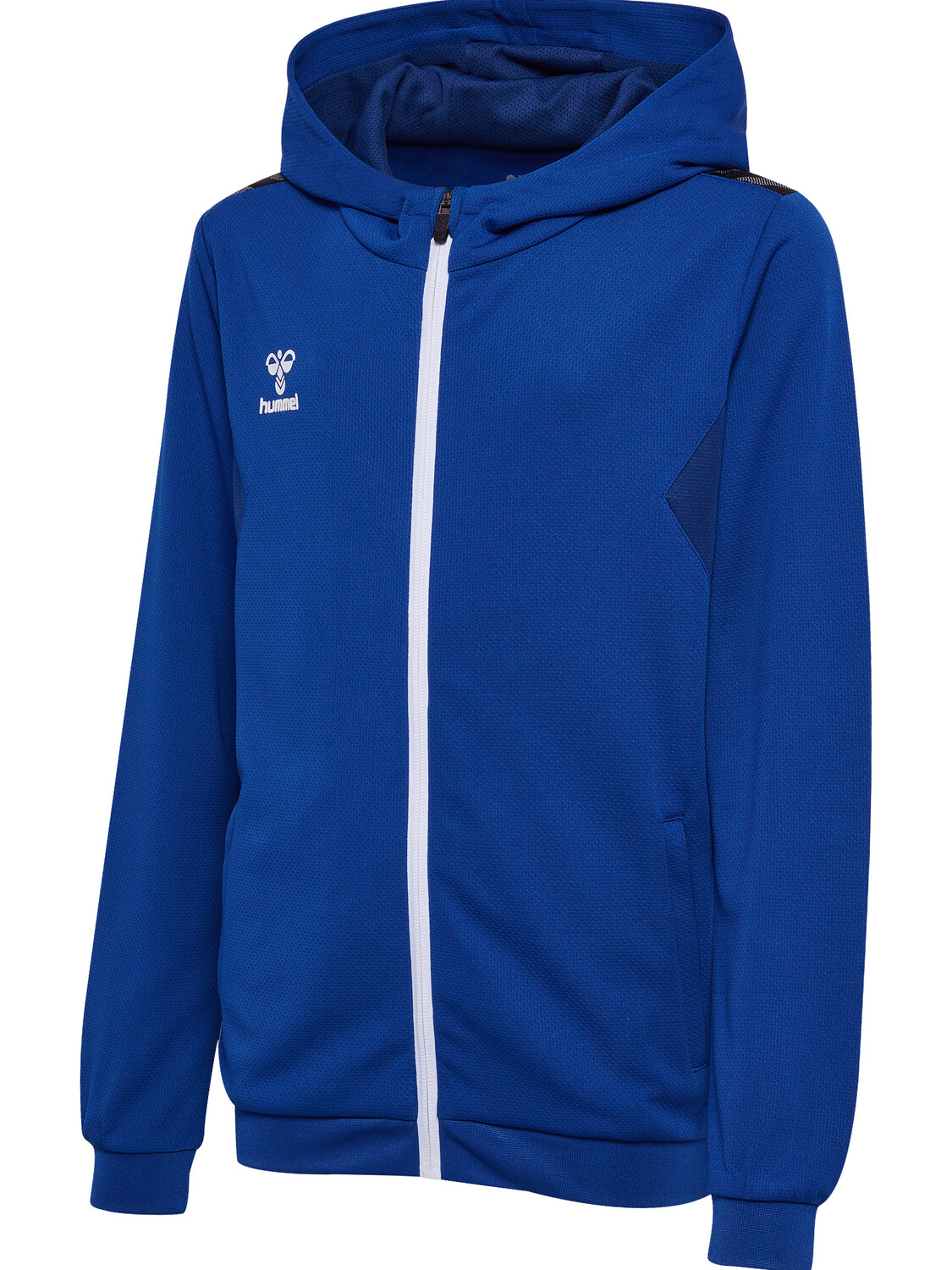 Толстовка Hummel Reißverschlussjacke Hmlauthentic Pl Zip Hoodie Kids, цвет TRUE BLUE — фото 4