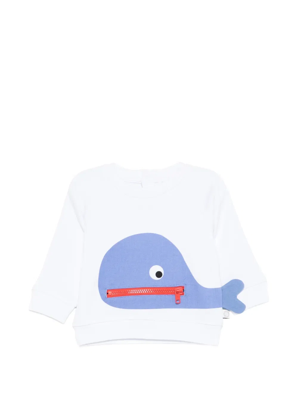 Толстовка с застежкой-молнией Stella Mccartney Kids, белый