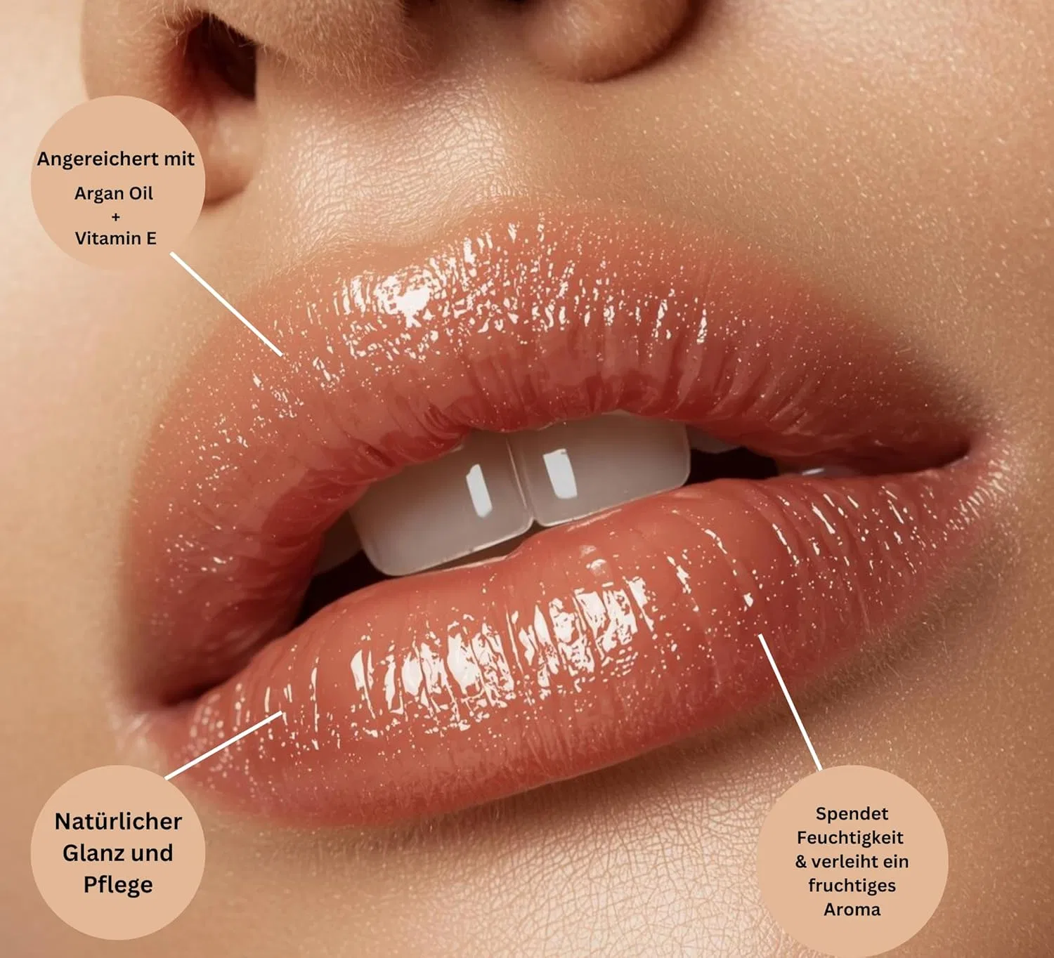 Масло для губ Balance Cosmetics с витамином E и гиалуроном, кокос Balânce Cosmetics Gmbh — фото 3