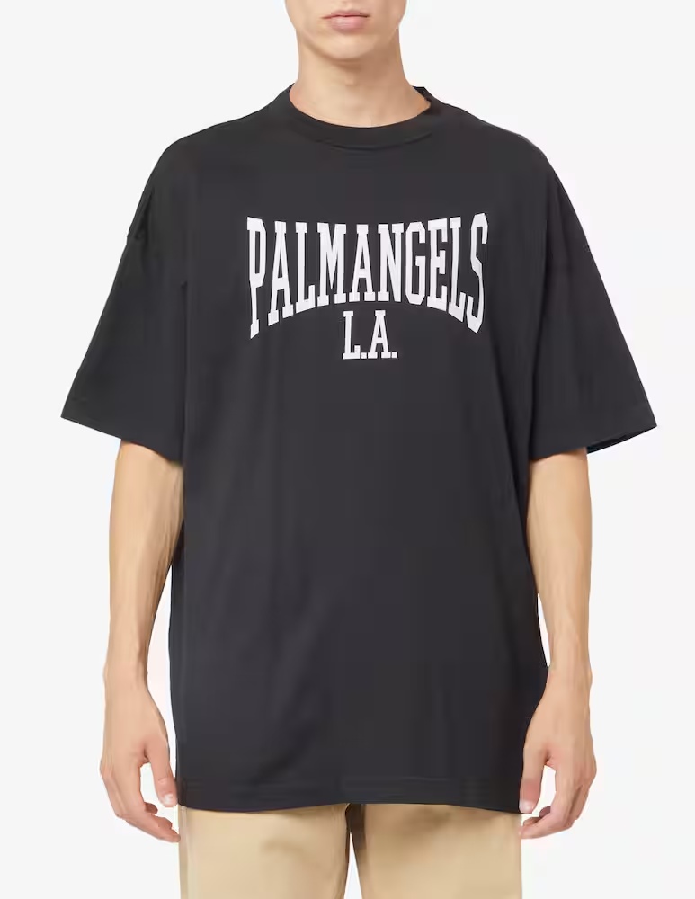 

Футболка Лос-Анджелеса спереди Palm Angels, черный