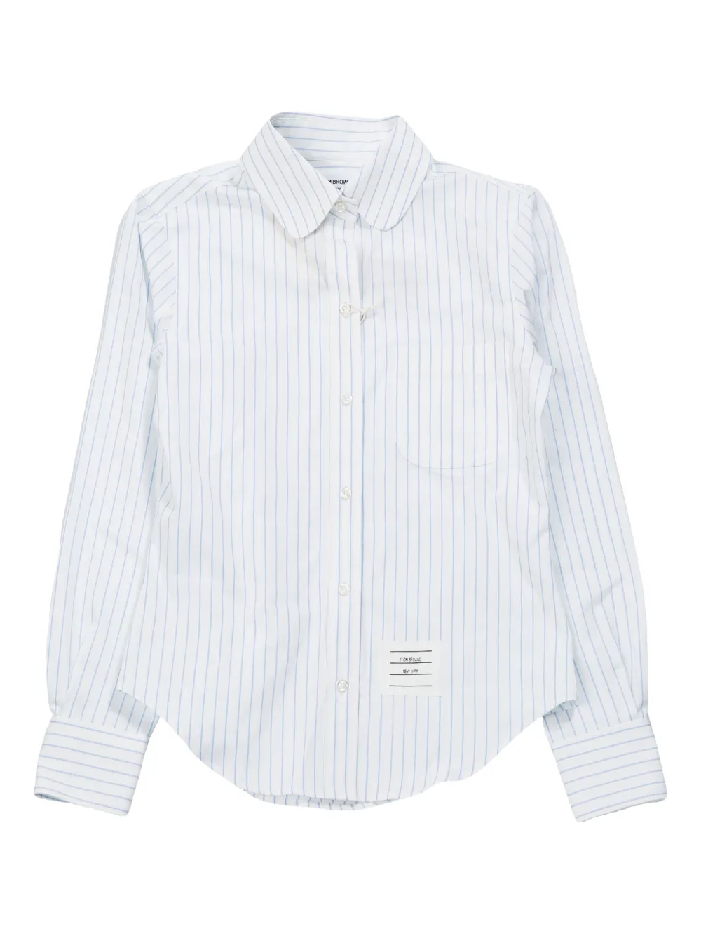

Полосатая рубашка THOM BROWNE, синий