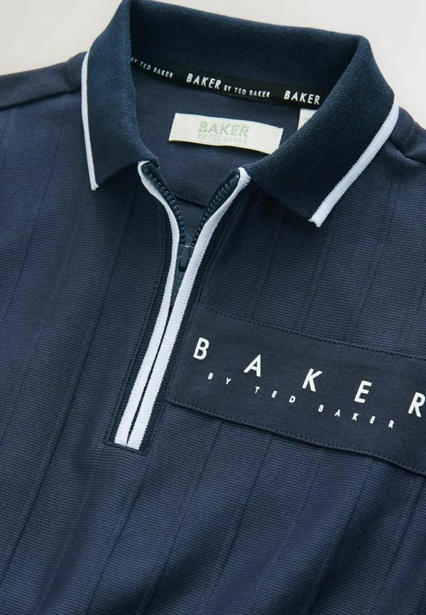 Спортивные брюки стандартного кроя из фактурной ткани. Baker By Ted Baker, Navy — фото 3
