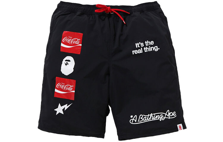 

Bape повседневные шорты унисекс A Bathing Ape, черный