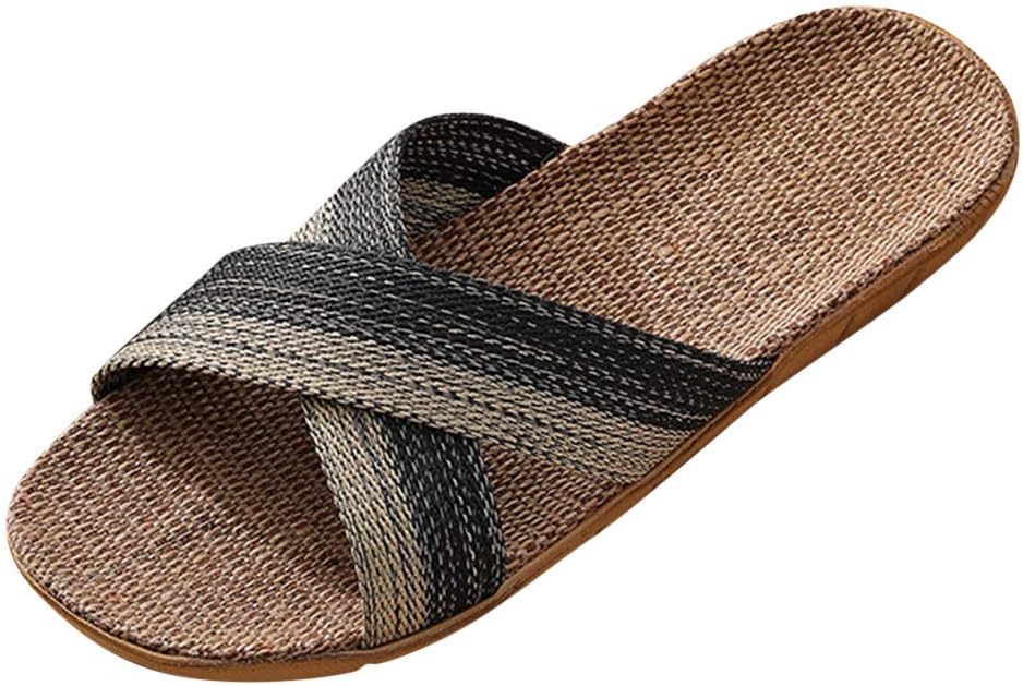 

Мужские сланцы AnFeng Cane для дома и пляжа, домашние модные тапочки без застежки, повседневные мужские тапочки, серый