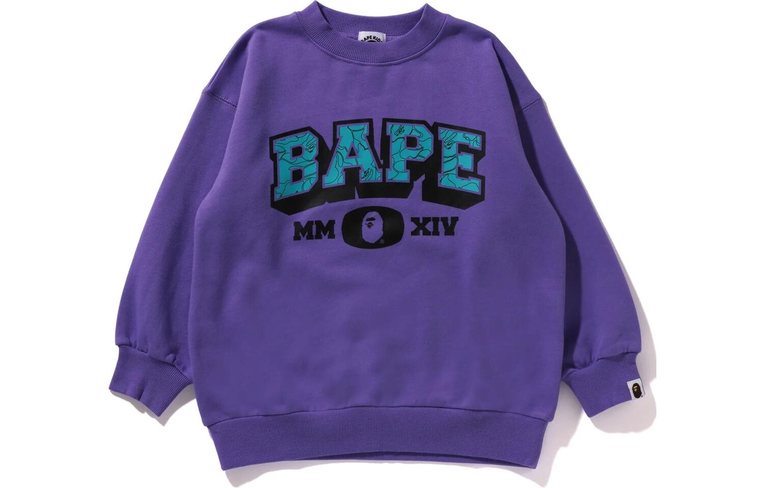 Детская толстовка A Bathing Ape, фиолетовый — фото 2