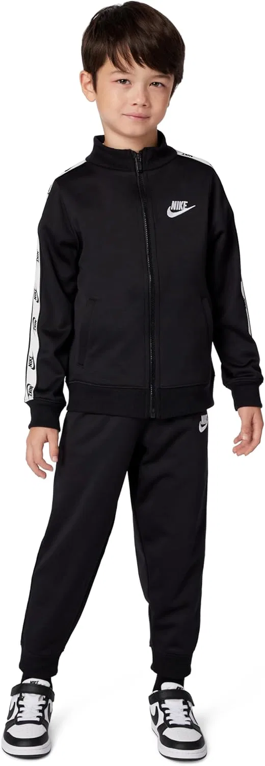 Детский спортивный костюм Dri-FIT Logo Taping, Nike, черный