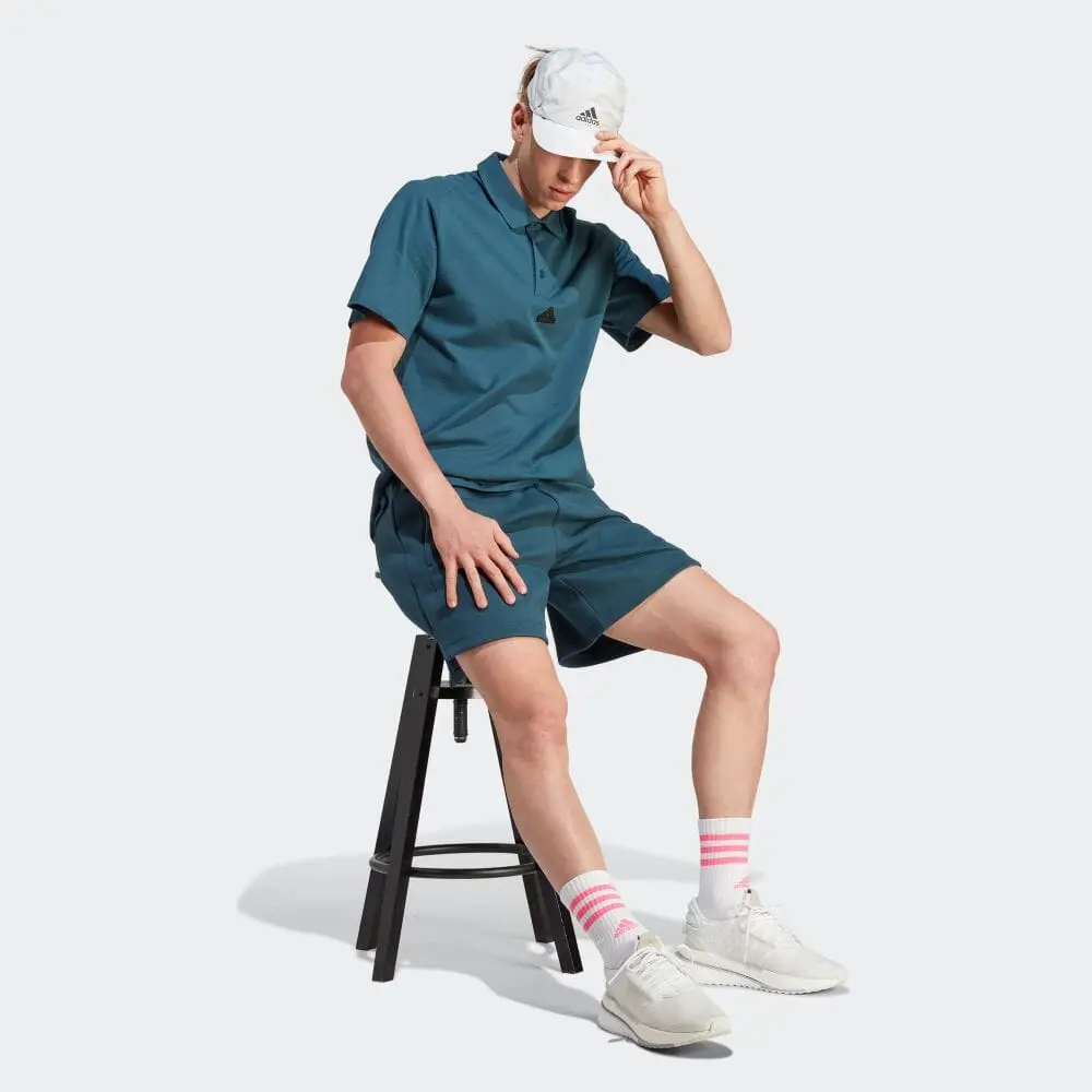 Рубашка поло мужская Arctic Blue Adidas, синий — фото 2