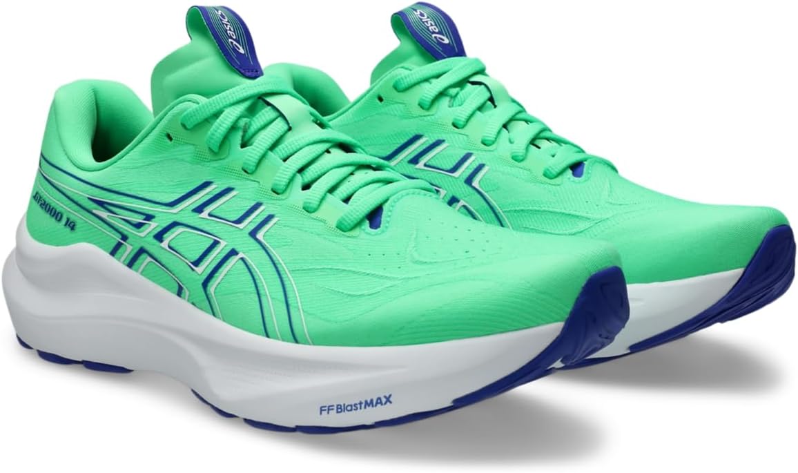 Беговые кроссовки ASICS GT-2000 14 для мужчин, Vital Green/Cobalt Burst — фото 2