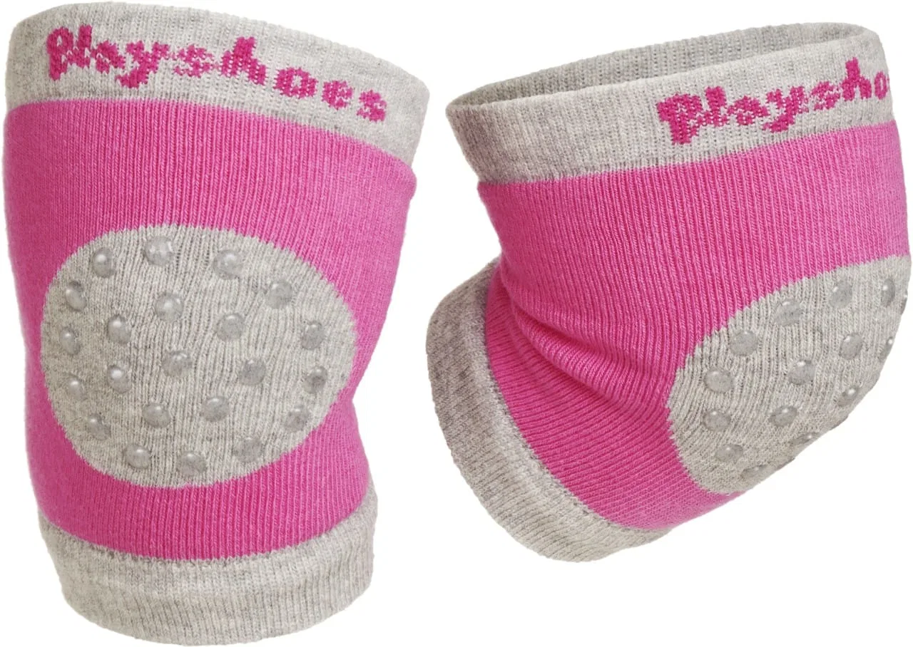 Наколники для ползания хлопковые, Playshoes, розовый