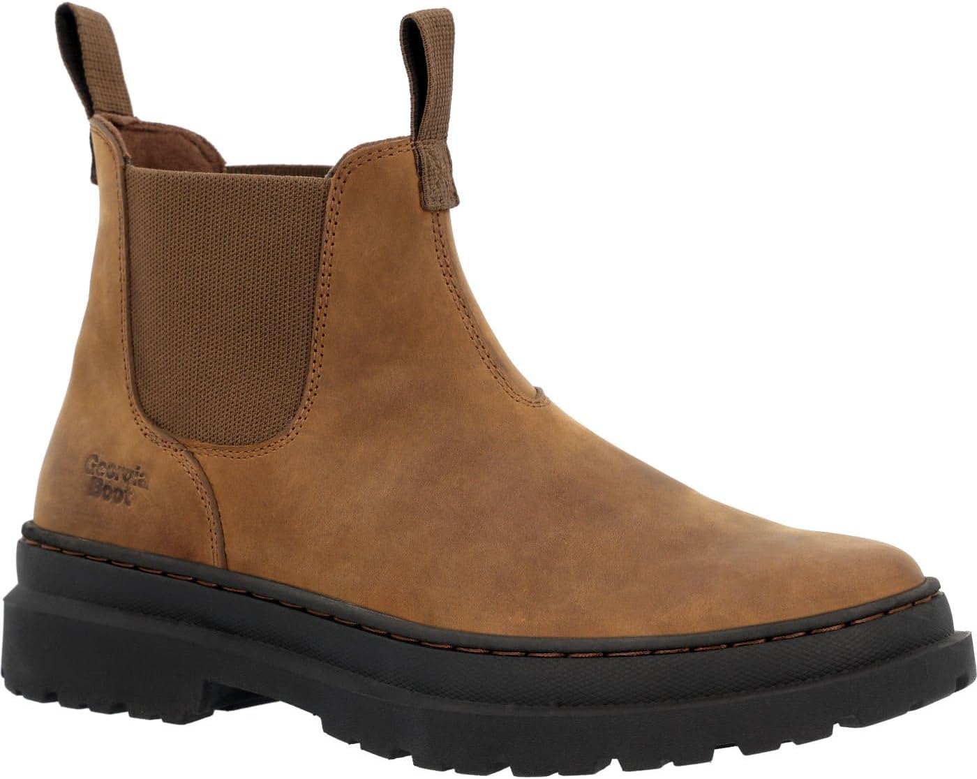 

Мужские ботинки Georgia Boot Romeo SuperLyte Chelsea, коричневый