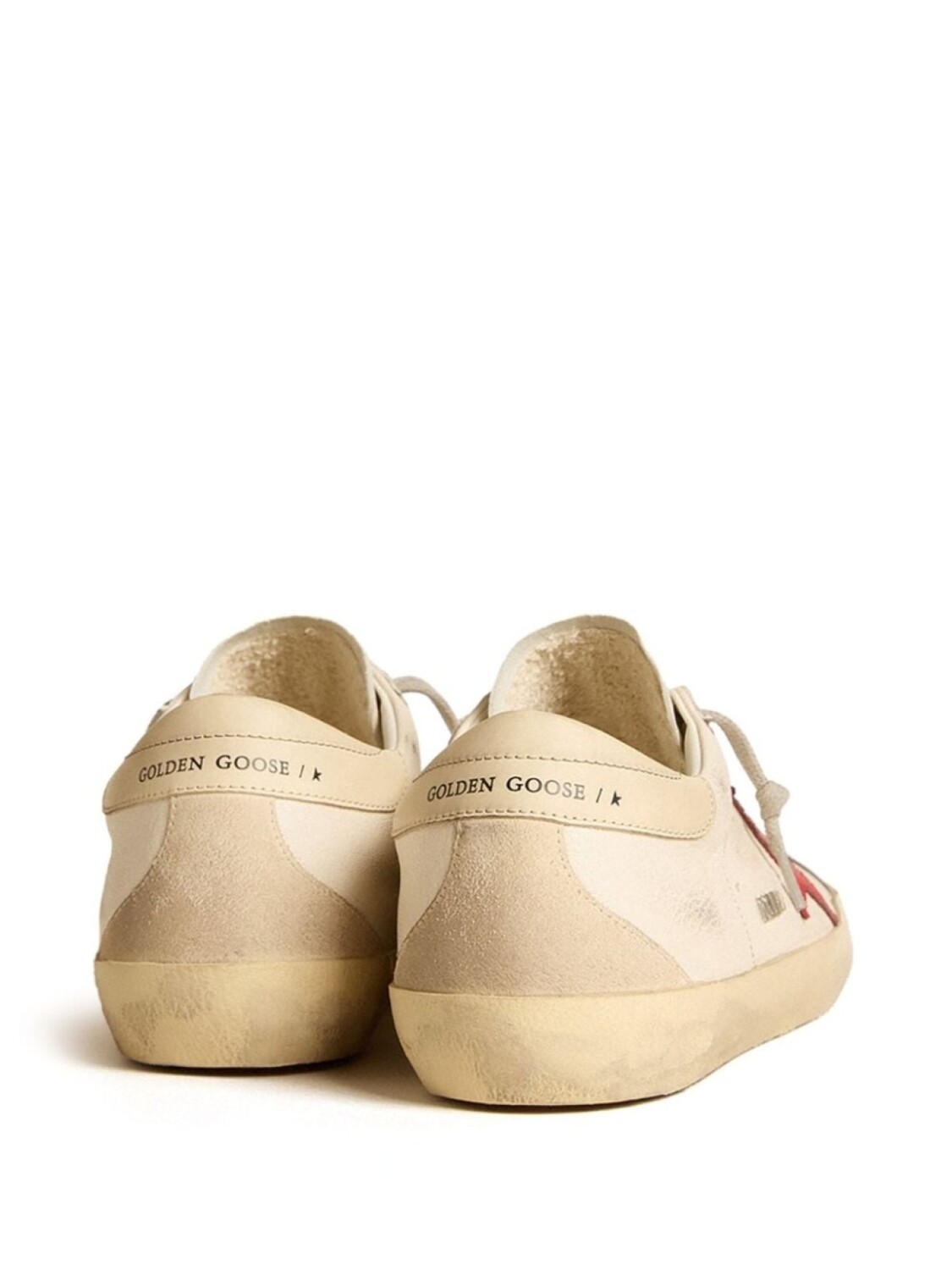 Golden Goose низкие кеды Super-Star, нейтральный цвет — фото 2