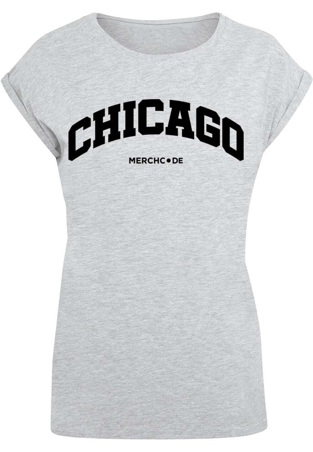 

Рубашка Merchcode Chicago, пестрый серый