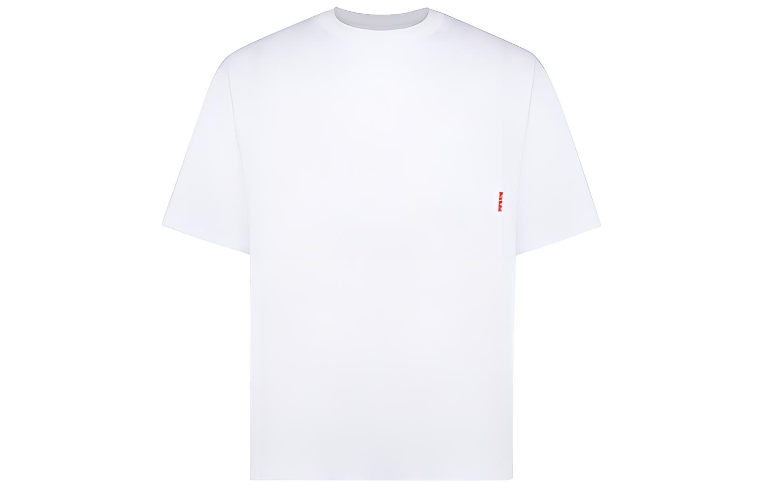 

Футболка с карманом Acne Studios, ярко-белая