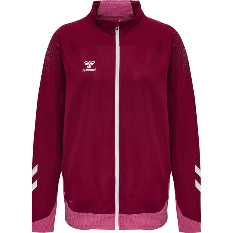 

Hml Lead Zip Jacket женская мультиспортивная куртка на молнии HUMMEL, цвет rot