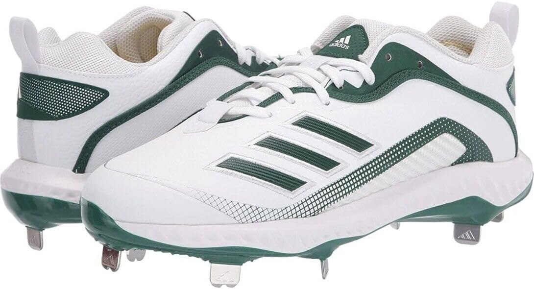 Мужские бейсбольные кроссовки Adidas FV9348, белый/зеленый — фото 3