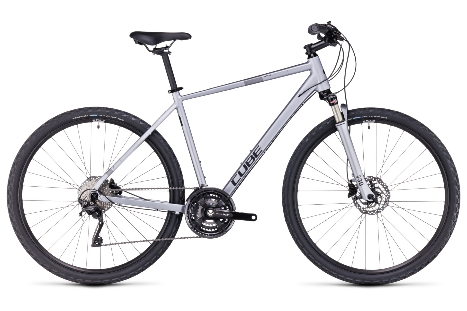 

Кроссовый велосипед Cube Nature EXC - 28 дюймов - Diamant - 2024, цвет Silber|polarsilver´n´black