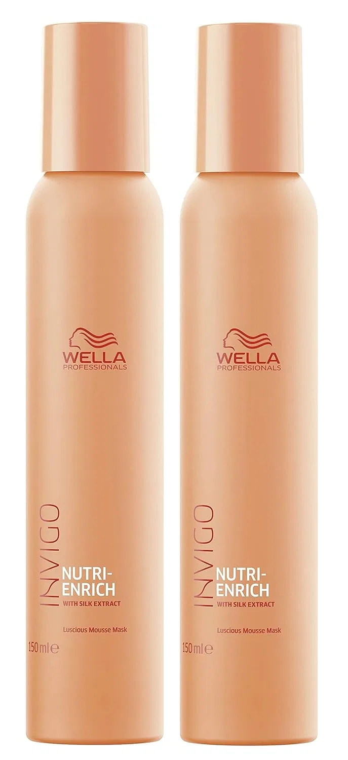 Маска-пена Nutri Enrich Rich Foam Invigo Wella Professionals с экстрактом шелка, 150 мл (2 шт.) Wella Professionals