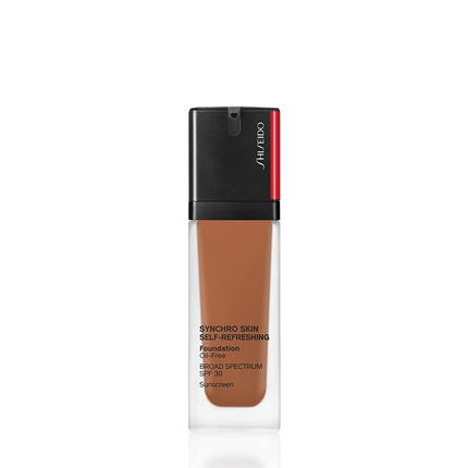 

Синхронизирующаяся самоочищающаяся пудра Custom Finish Powder Foundation 0,31 унции 450 медь Shiseido