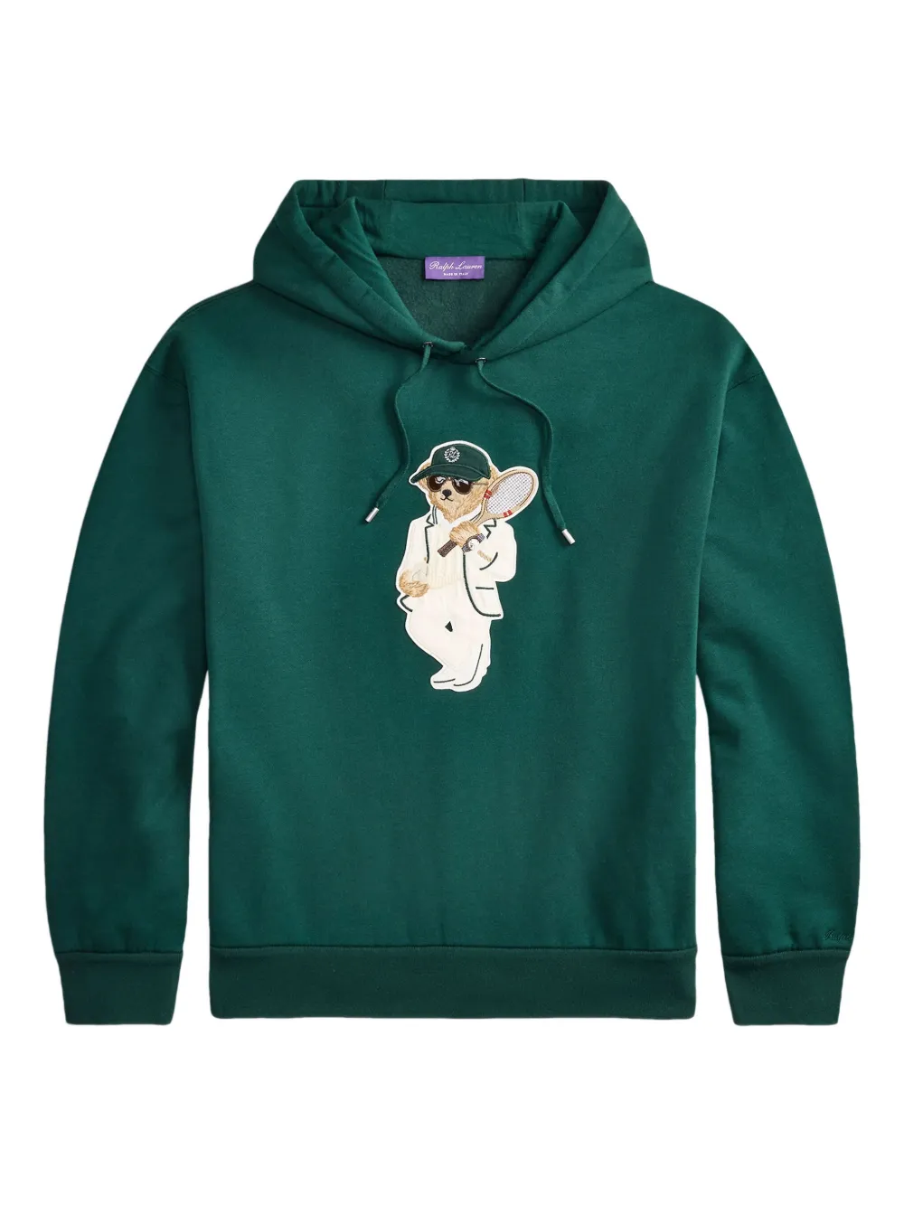 

Худи с вышитым медведем Ralph Lauren Purple Label, зеленый
