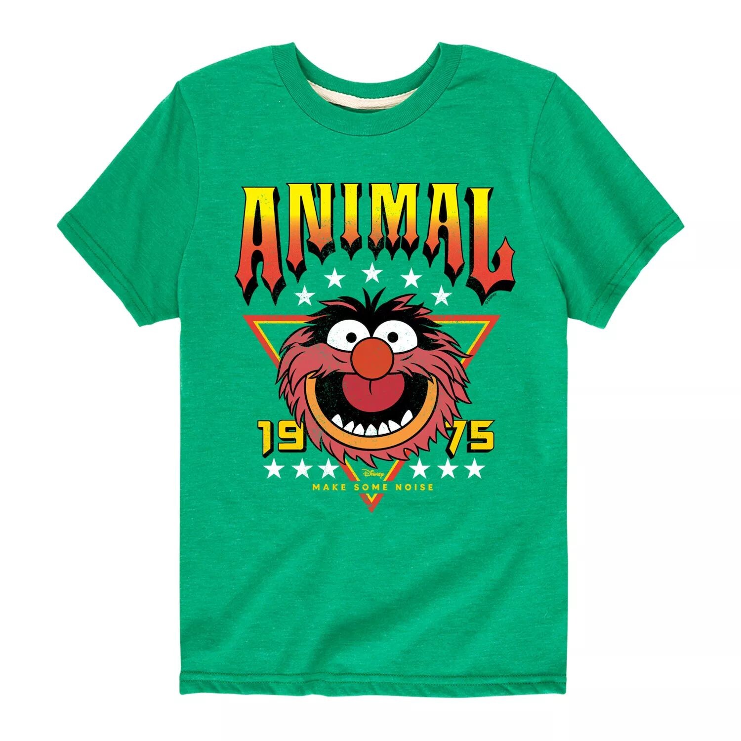 

Футболка с рисунком группы Disney's The Muppets Animal для мальчиков 8–20 лет Disney, зеленый