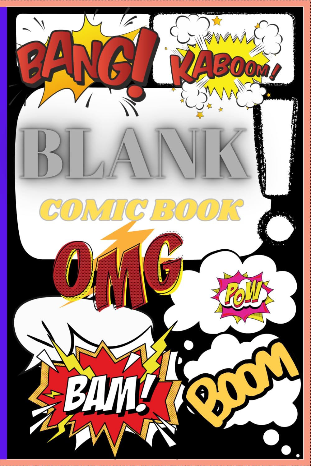 

"Blank Canvas: A Creative Comic Book for Endless Imagination": "Unleash Your Inner Artist with This Interactive Comic Book Adventure" (Independently published)