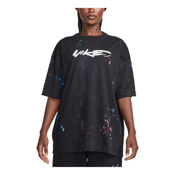 

Футболка sportswear breaking oversized t-shirt asia sizing 'black' Nike, черный