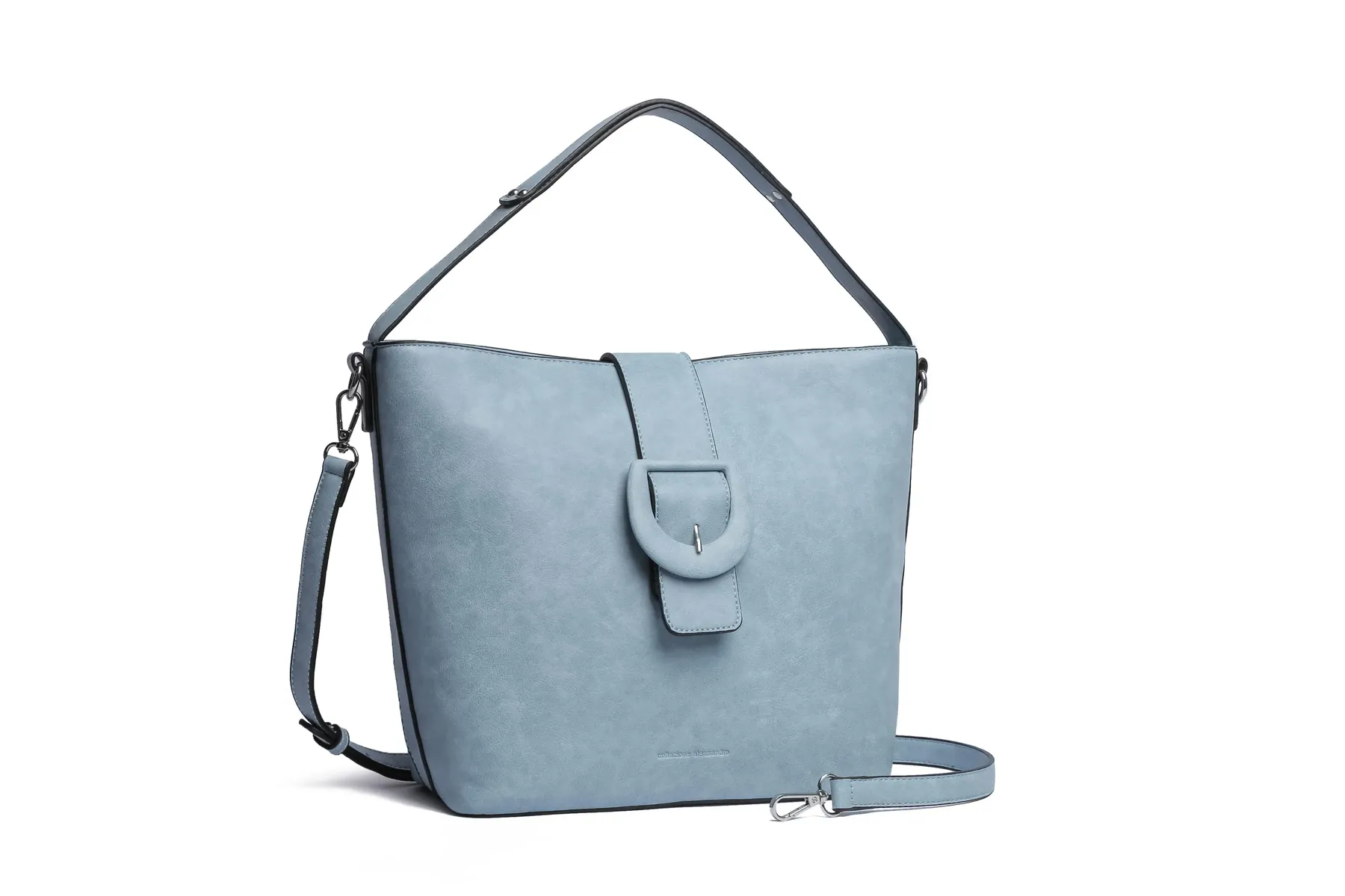 

Сумка через плечо COLLEZIONE ALESSANDRO "Raffi" из приятной на ощупь искусственной кожи, голубой