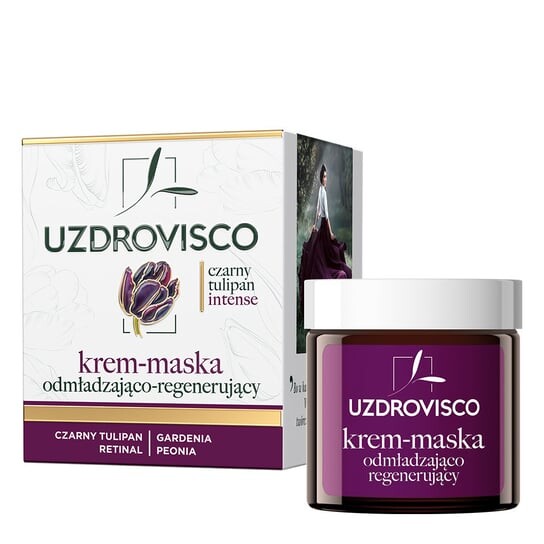 

Омолаживающая и регенерирующая крем-маска, 50 мл Black Tulip Intense, Uzdrovisco