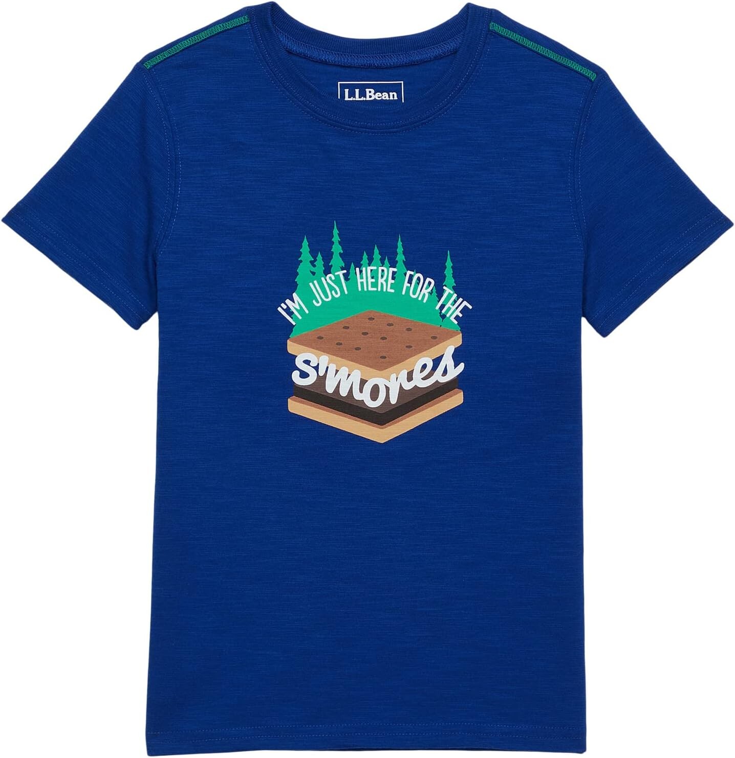 

Футболка L.L.Bean Graphic Tee Short Sleeve, цвет Indigo Ink S'Mores