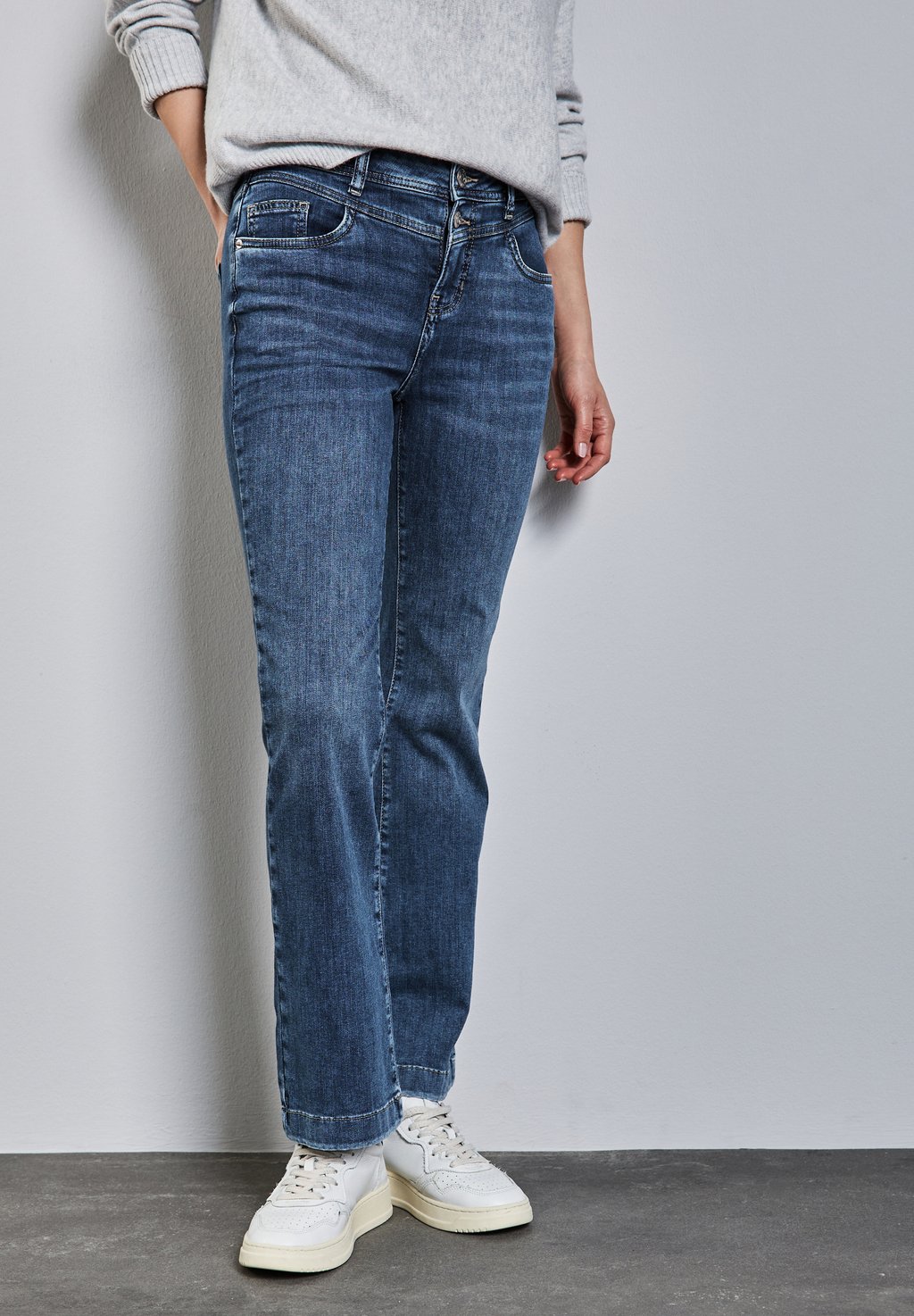 

Джинсы Bootcut Street One, синий